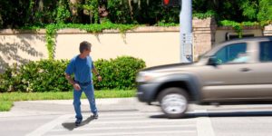car hit me in a crosswalk