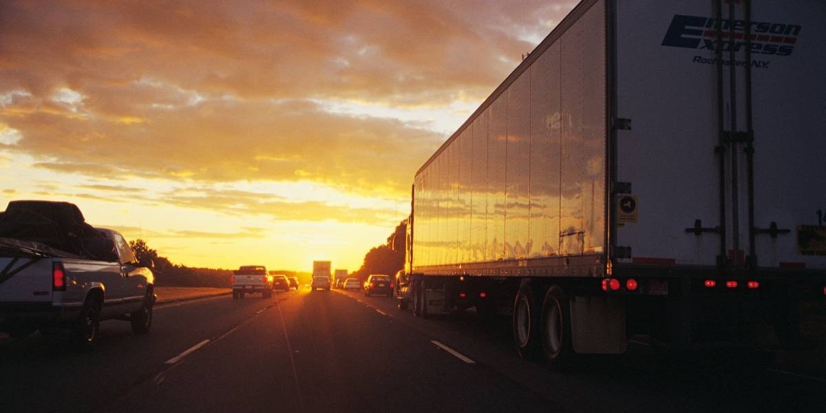 sunset semi truck accidents